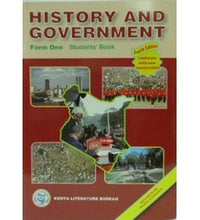 TBC History and Government form 1 students' book KLB