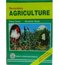 TBC Secondary Agriculture Form 3 KLB